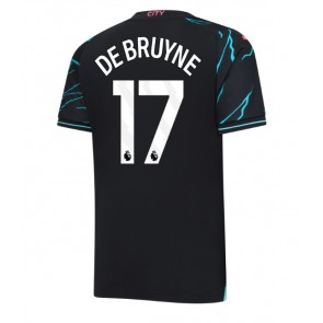 Manchester City Kevin De Bruyne #17 Tredje Tröja 2023-24 Kortärmad